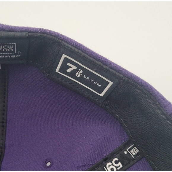 New Era Colorado Rockies Hat 59Fifty 7 3/8 Authentic Collection On Field - Picture 8 of 10